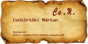 Csütörtöki Márton névjegykártya